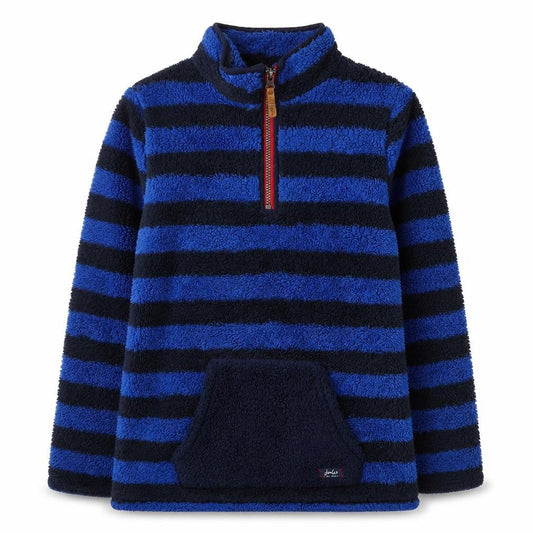Joules Boys Blue Striped Pullover Hoodie 11-12 Years