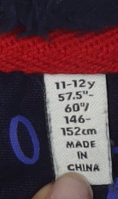 Joules Boys Blue Striped Pullover Hoodie 11-12 Years