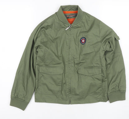 Ben Sherman Boys Green Bomber Jacket 8-9 Years