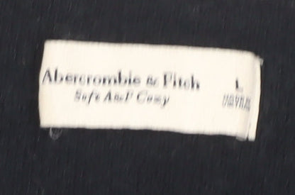 Abercrombie & Fitch Women's Black Bodysuit L V-Neck