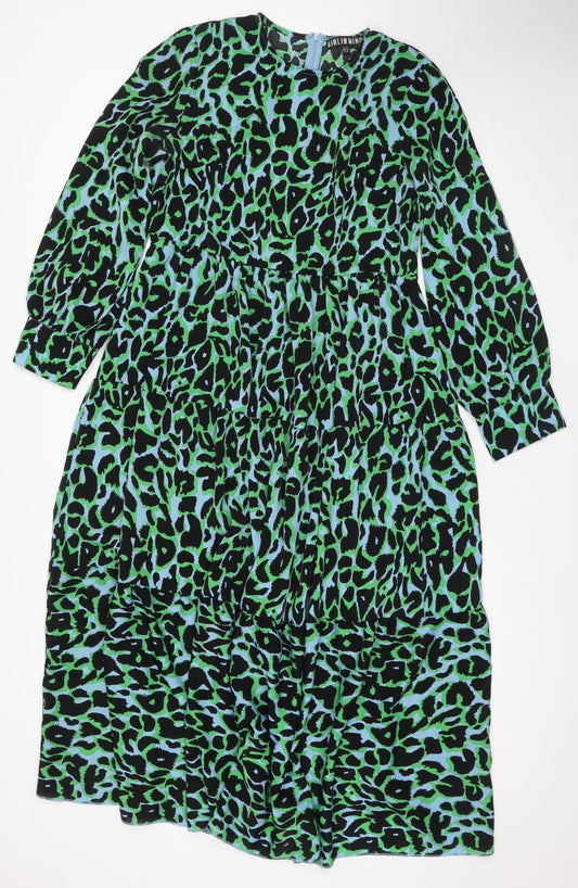 Girl In Mind Women's Animal Print Dress Size 14