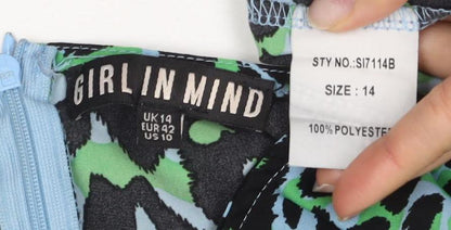 Girl In Mind Women's Animal Print Dress Size 14