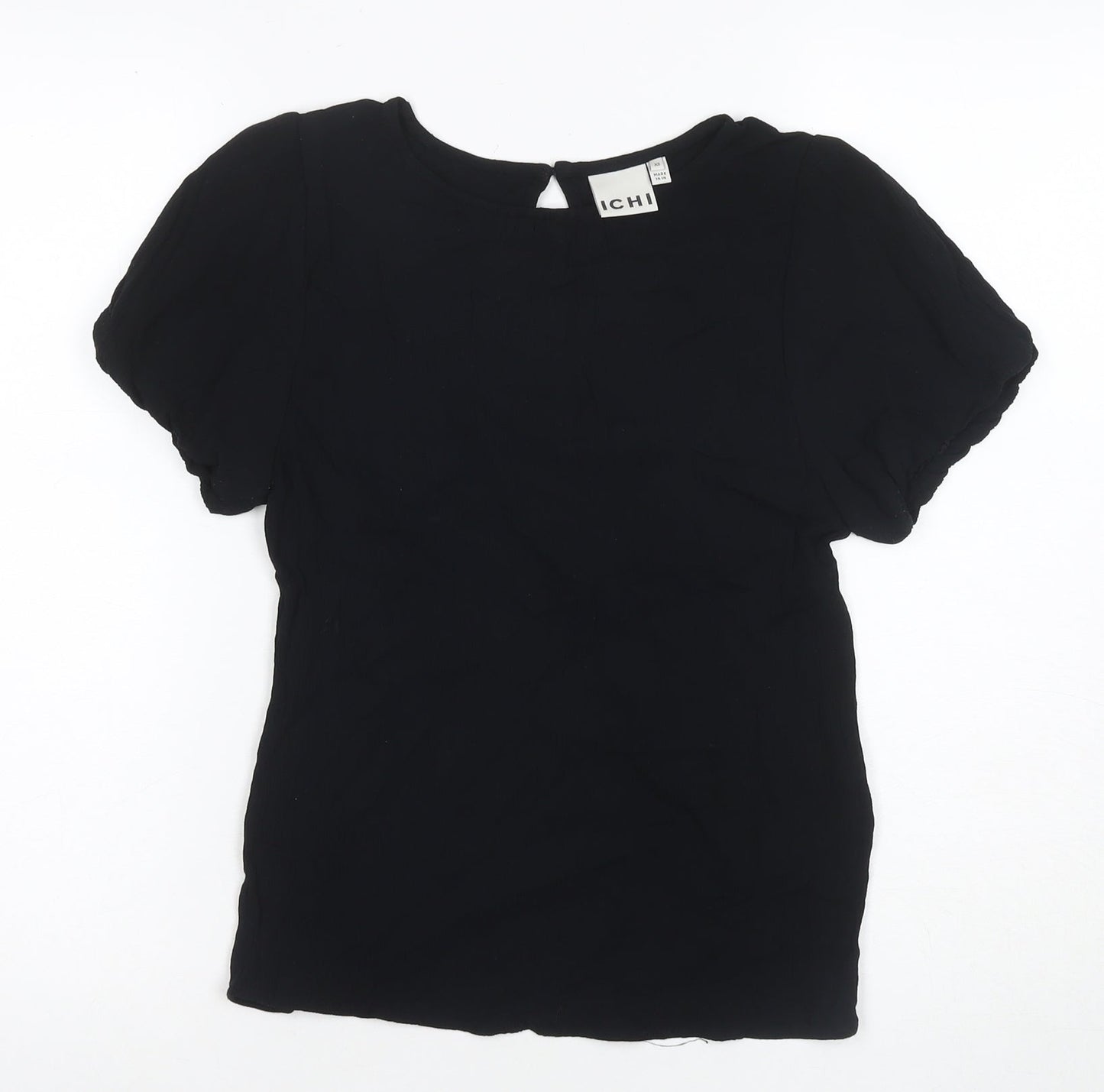 Womens UK Size XS ICHI Black  Blouse