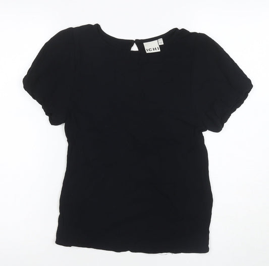 Womens UK Size XS ICHI Black  Blouse