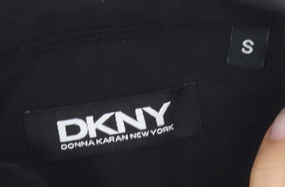 Mens UK Collar Size S DKNY Smart Black  Dress Shirt