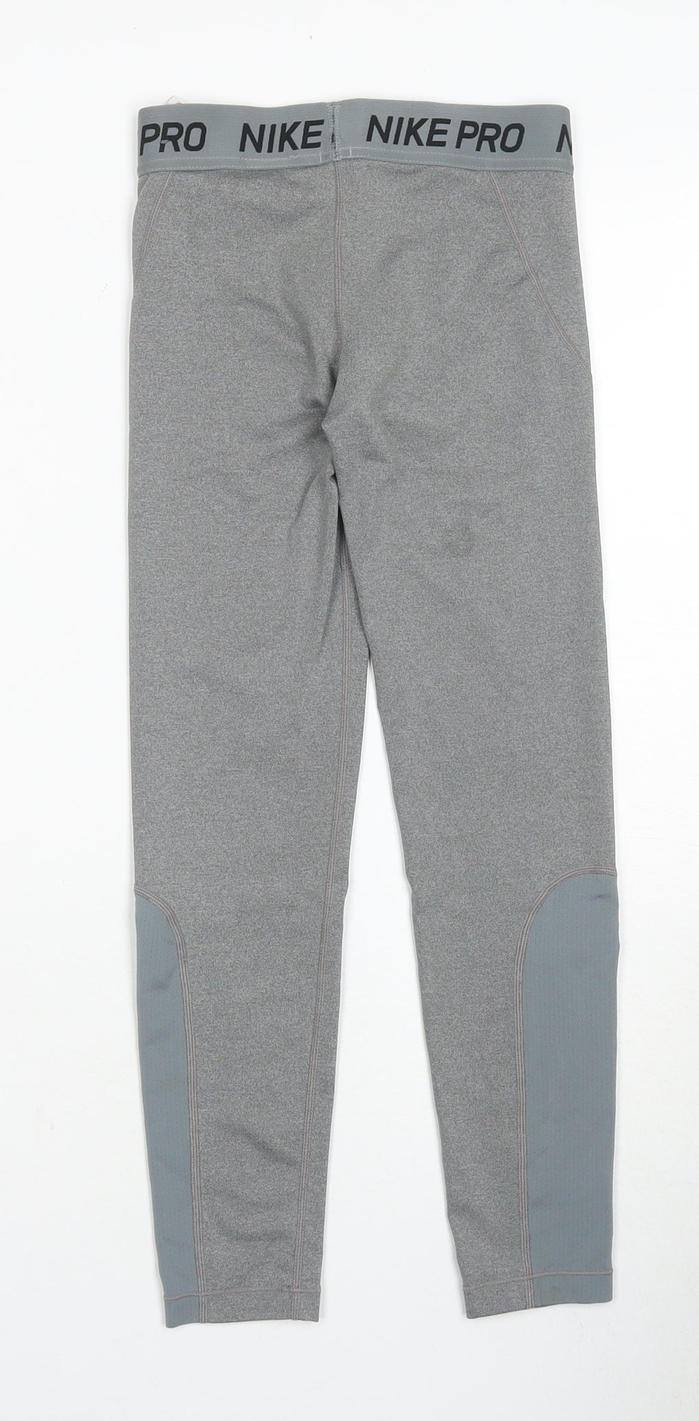 Nike Unisex Kids Grey Compression Leggings Size S for Running