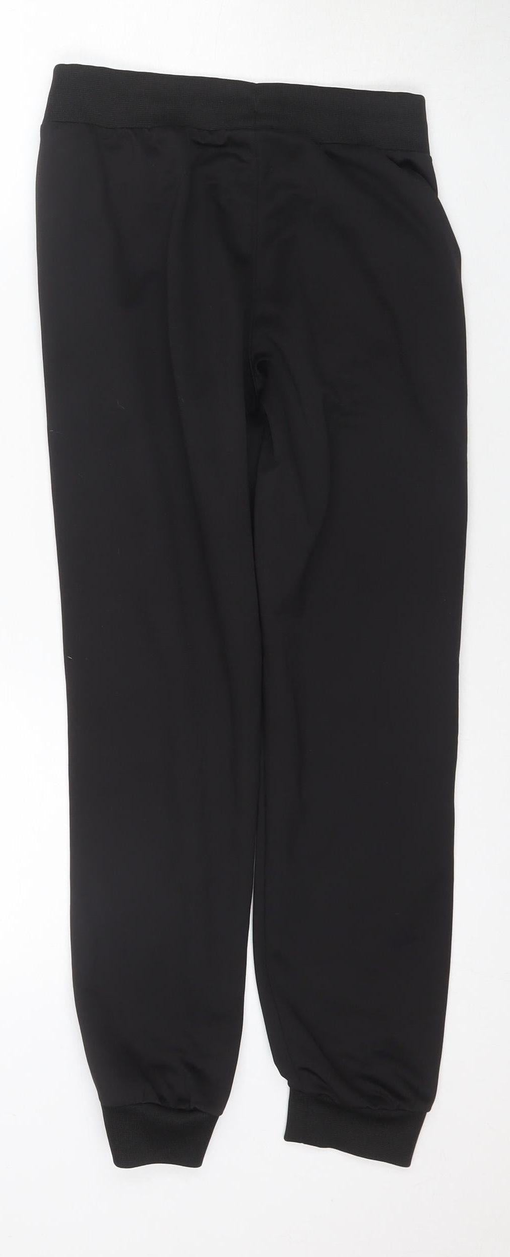 Puma Boys Black Joggers L Tapered Sports Trousers