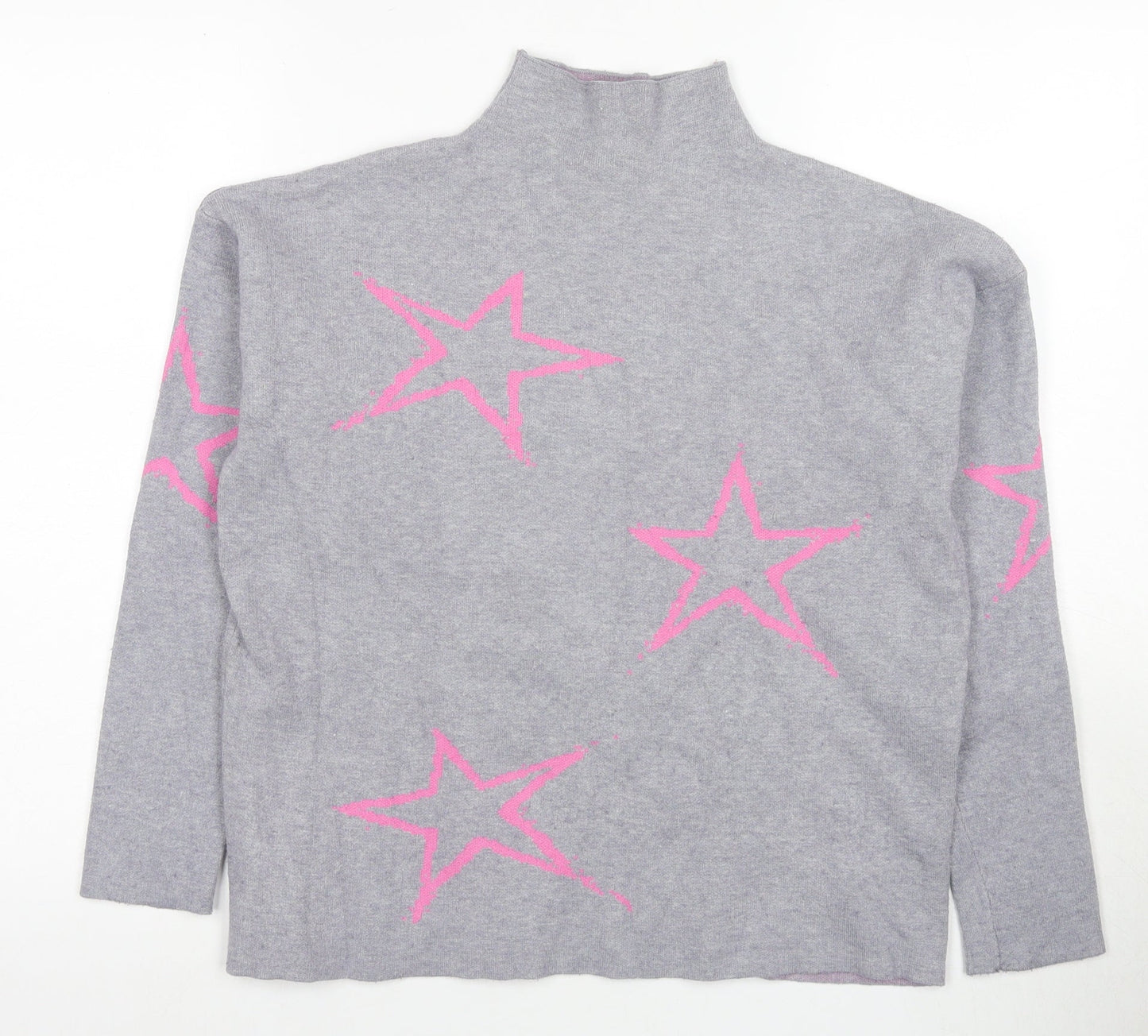 Womens UK Size S Tahari Grey Pullover Jumper