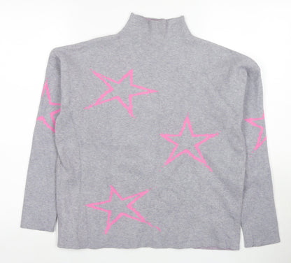Womens UK Size S Tahari Grey Pullover Jumper