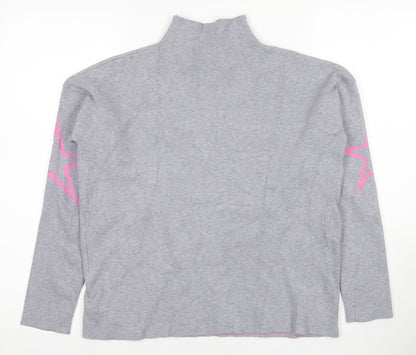 Womens UK Size S Tahari Grey Pullover Jumper