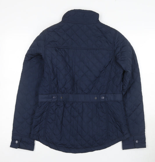 Womens UK Size 10 Regatta Blue Quilted Coat