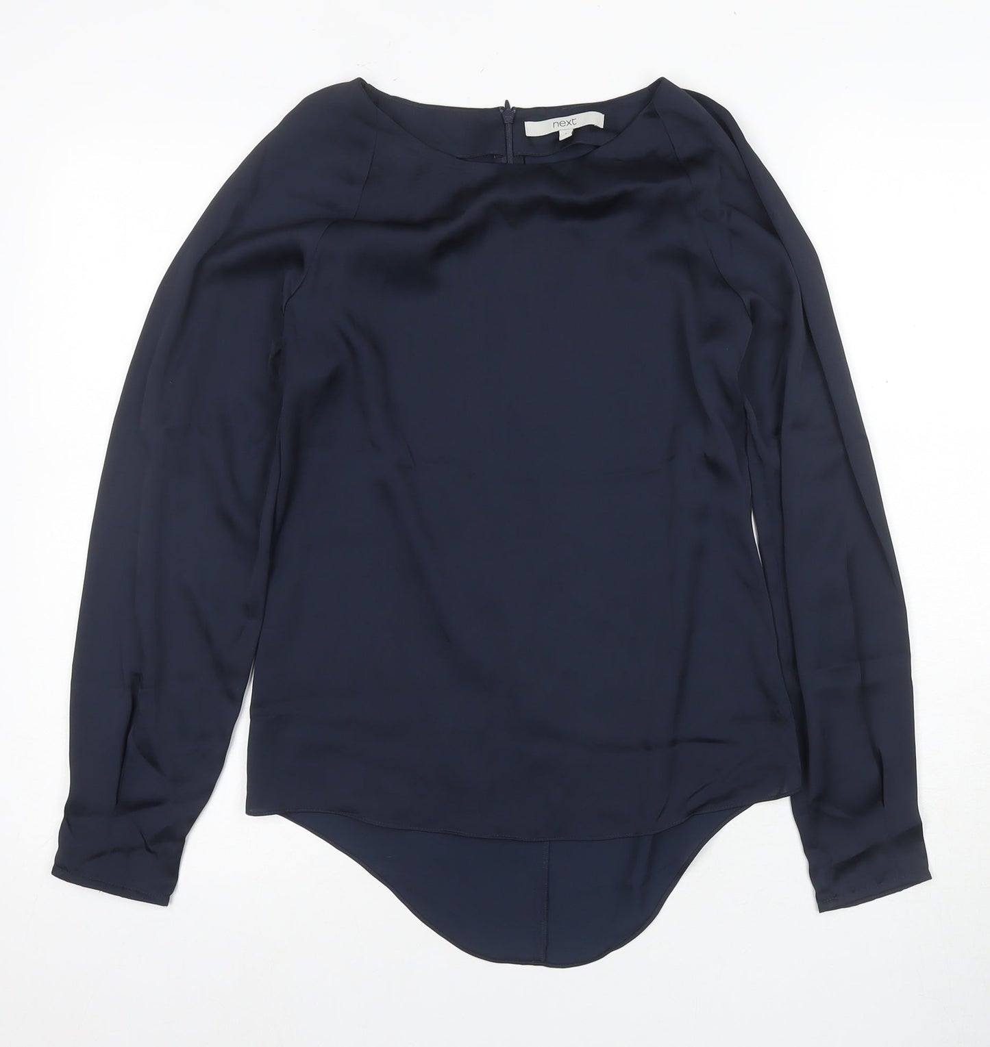 Womens UK Size 6 NEXT Blue Basic Blouse