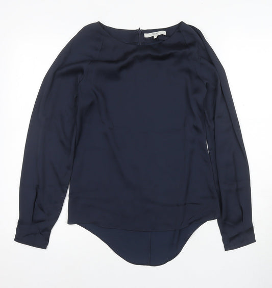 Womens UK Size 6 NEXT Blue Basic Blouse