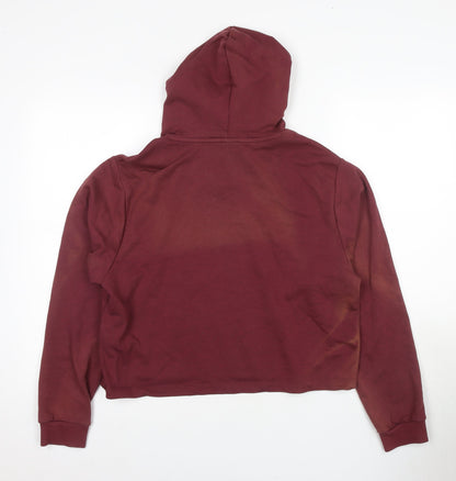 Puma Women's Red Pullover Hoodie, Size 14, Regular Fit, Sports