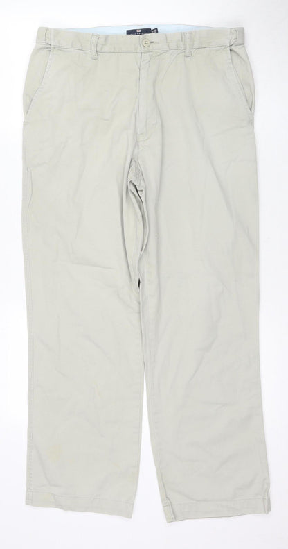 Marks and Spencer Men's Beige Chino Trousers 34W