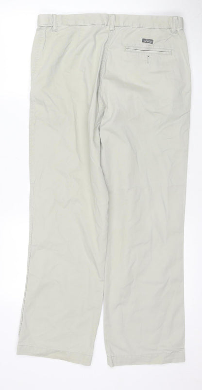 Marks and Spencer Men's Beige Chino Trousers 34W