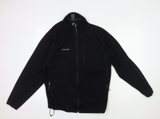 Avalanche Men's Black Jacket Size L with Full Zip & Pockets
