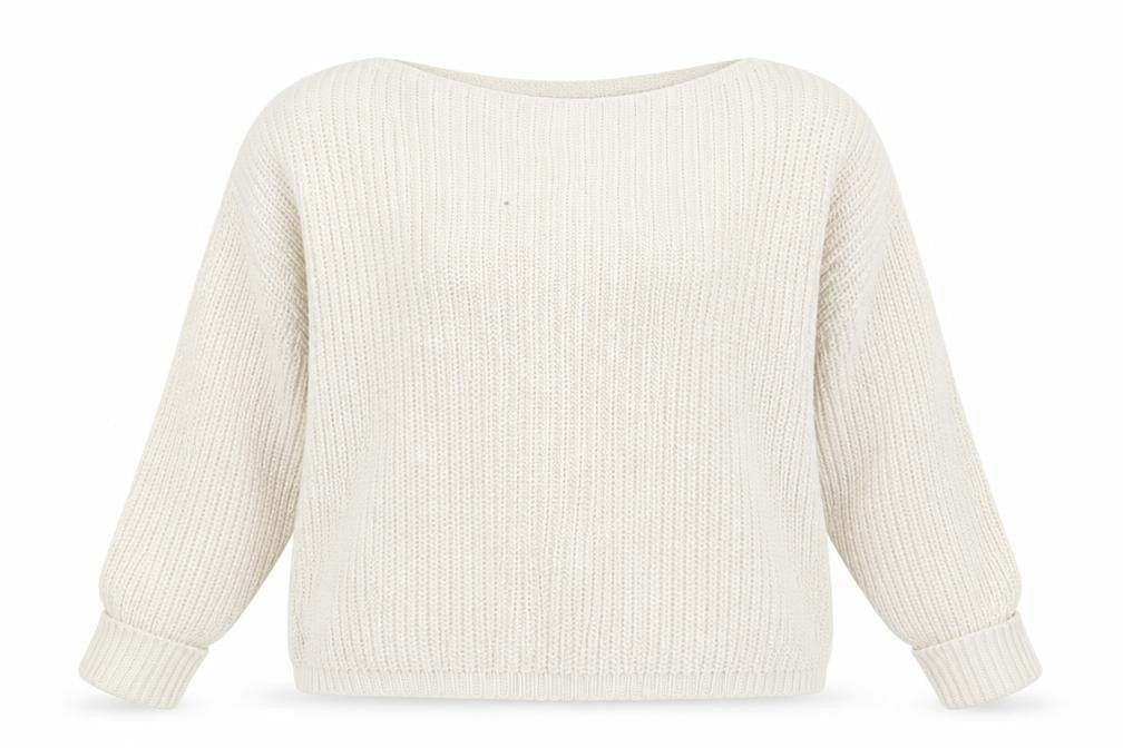 Womens UK Size XS French Connection Ivory Pullover Jumper