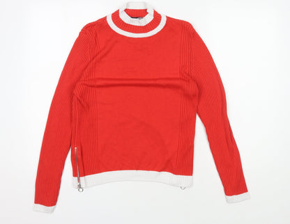 Womens UK Size 14 Marks and Spencer Red Pullover Jumper