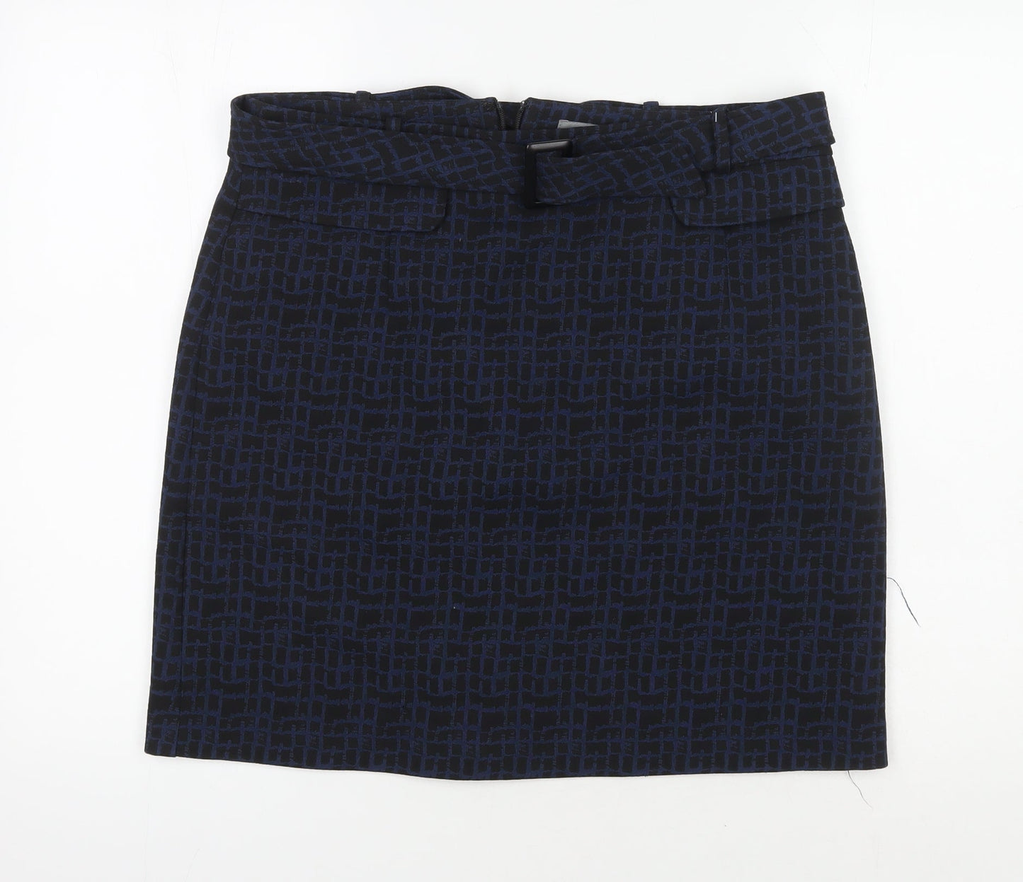 Phase Eight Women's Black Geometric Pencil Skirt