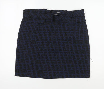 Phase Eight Women's Black Geometric Pencil Skirt