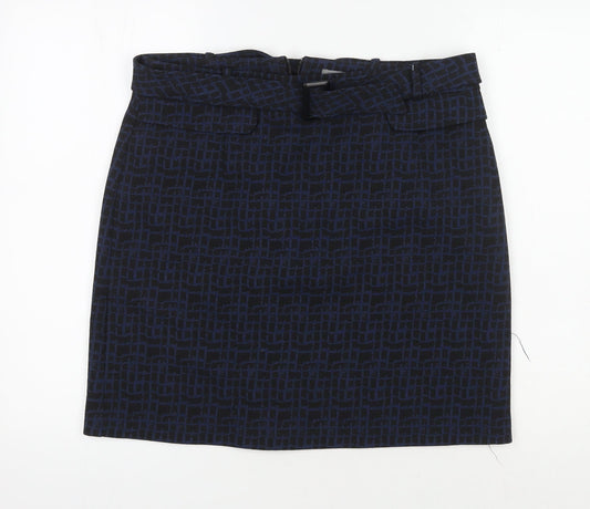 Phase Eight Women's Black Geometric Pencil Skirt