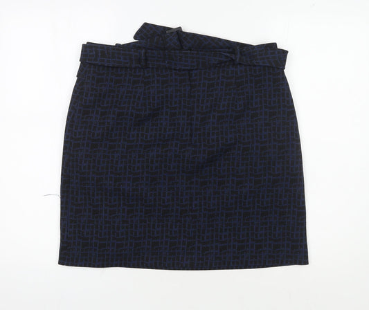 Phase Eight Women's Black Geometric Pencil Skirt