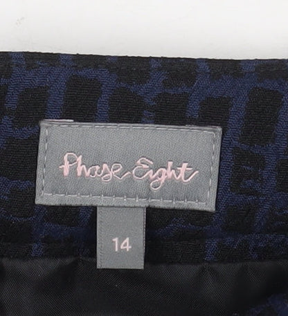 Phase Eight Women's Black Geometric Pencil Skirt