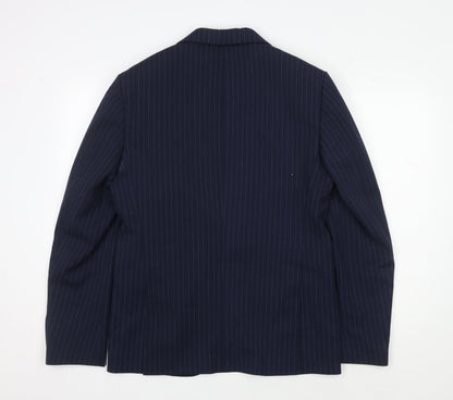 Mens UK Size 40 Moss London Regular Blue Suit Jacket