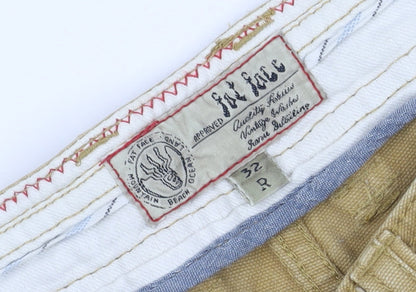 Fly Face Men's Beige Chino Trousers 32