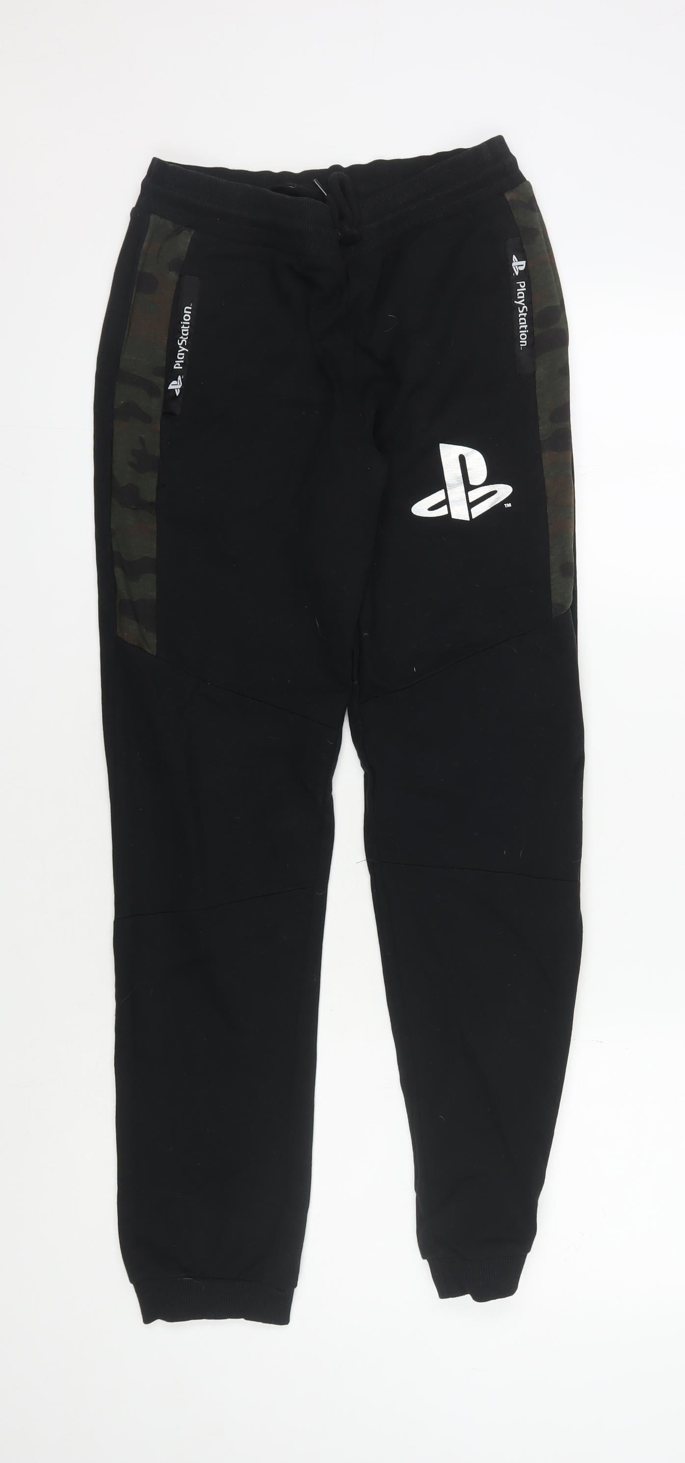 PlayStation Boys Black Jogger Trousers 14 Years