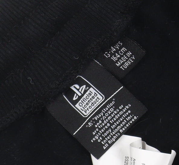 PlayStation Boys Black Jogger Trousers 14 Years