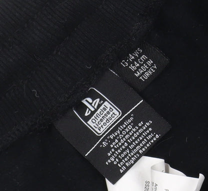 PlayStation Boys Black Jogger Trousers 14 Years