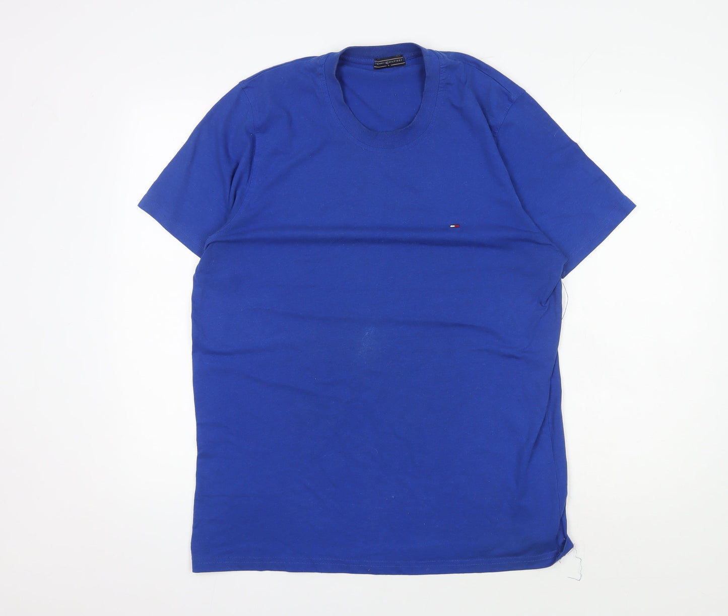 Tommy Hilfiger Men's Blue L Crew Neck T-Shirt