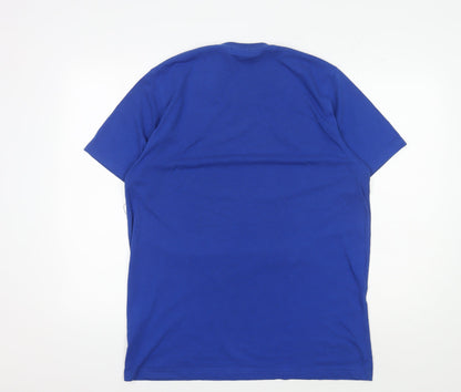 Tommy Hilfiger Men's Blue L Crew Neck T-Shirt