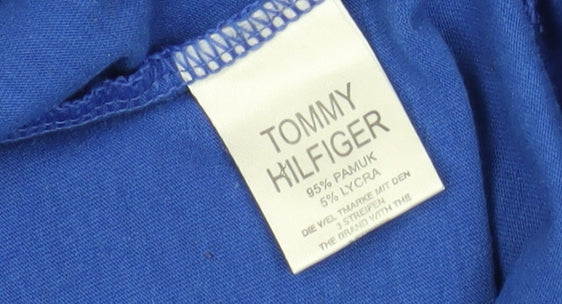 Tommy Hilfiger Men's Blue L Crew Neck T-Shirt