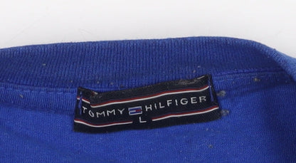 Tommy Hilfiger Men's Blue L Crew Neck T-Shirt