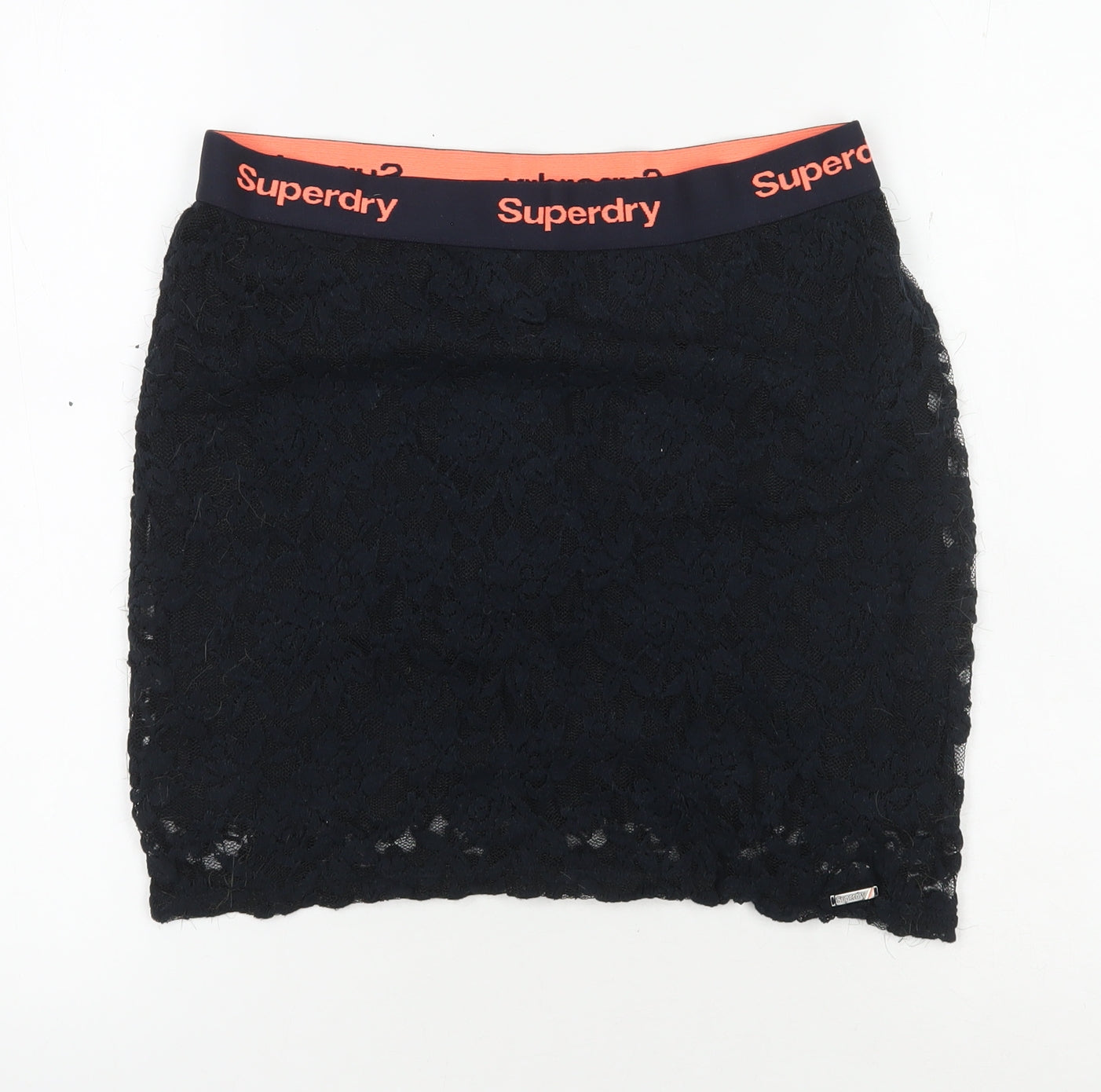 Womens UK Size M Superdry Straight & Pencil Lace Skirt