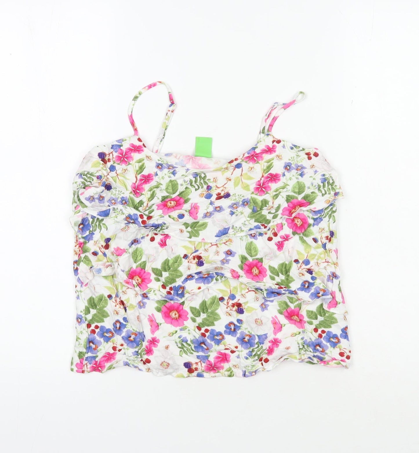 Womens UK Size 8 Oasis Multicoloured Camisole Tank