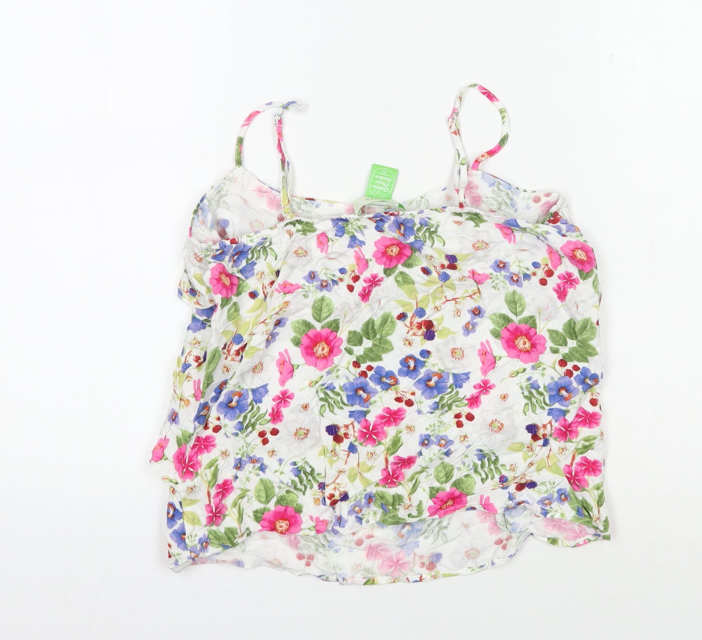 Womens UK Size 8 Oasis Multicoloured Camisole Tank