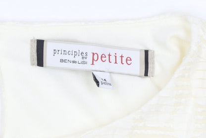 Womens UK Size 14 Principles by Ben de Lisi Ivory Basic Blouse