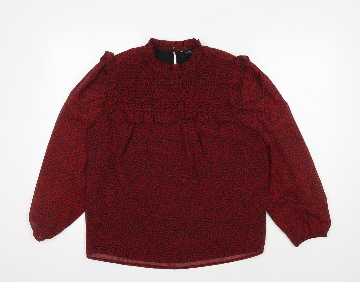 Womens UK Size 12 Dorothy Perkins Red  Blouse