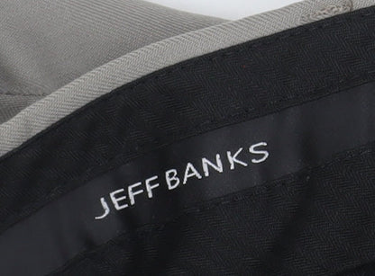 Jeff Banks Men's Grey Wool Dress Pants XL