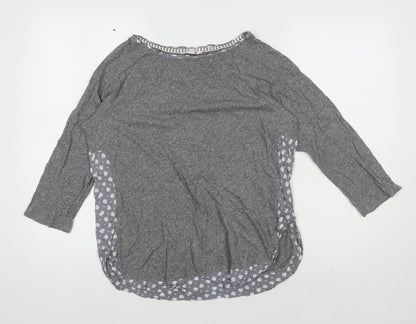 Womens UK Size 12 White Stuff Grey Basic T-Shirt