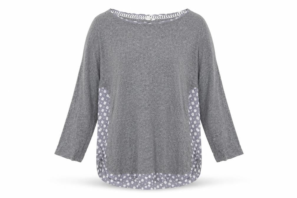 Womens UK Size 12 White Stuff Grey Basic T-Shirt