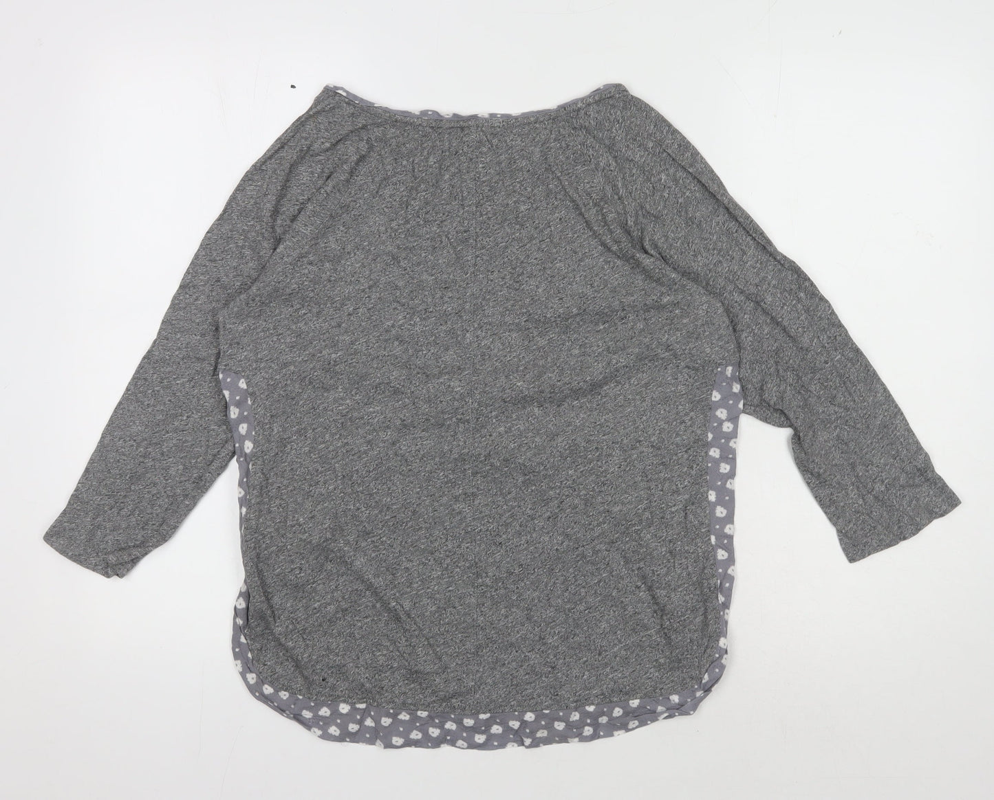 Womens UK Size 12 White Stuff Grey Basic T-Shirt
