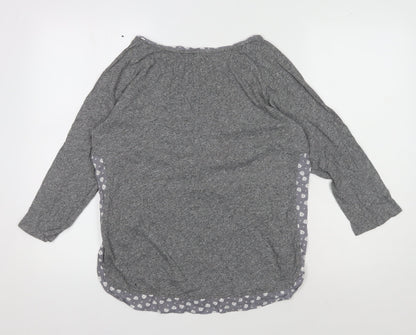 Womens UK Size 12 White Stuff Grey Basic T-Shirt