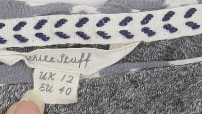 Womens UK Size 12 White Stuff Grey Basic T-Shirt