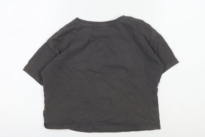 Disney at George Girls T-Shirt Black 9-10 Years Marie Aristocats