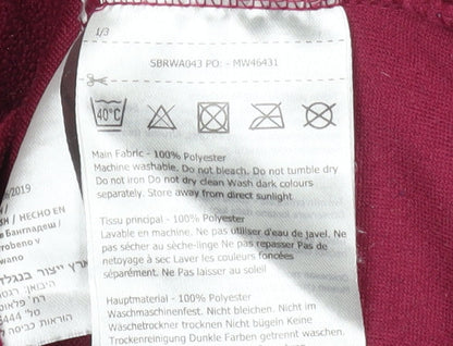 Regatta Women's Red Fleece Pullover - Size 16